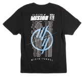 Wisin & Yandel Black T-Shirt – Official 2022 Mision World Tour Concert Merch